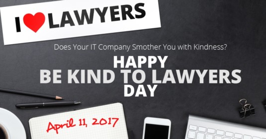 Happy Be Kind To Lawyers Day!