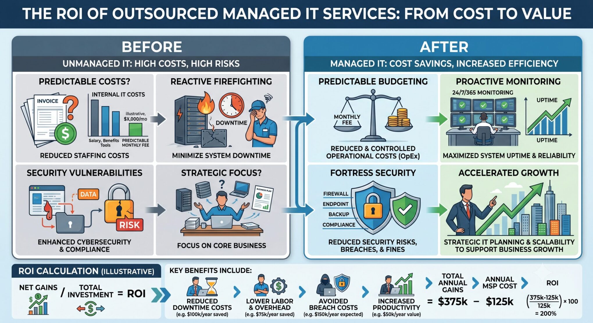 The ROI of managed IT services